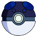 Dies ist ein Schwerball. Mit ihm lassen sich besonders schwere Pokémon leichter einfangen.